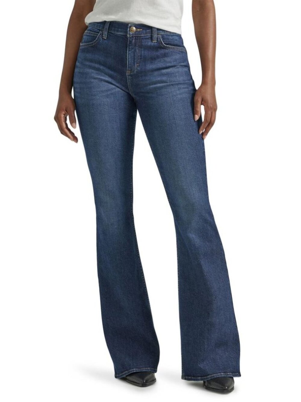 Lee Women’s Legendary Flare Jeans, Size: 8 Short, Inner Strength Blue